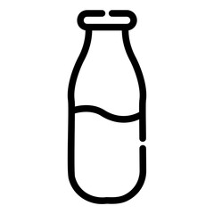milk outline icon