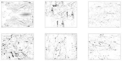 Collection of grunge texture image. Grunge backgrounds collection. Abstract grunge distressed wall texture overlay background set