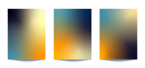 set abstract multi color gradient backgrounds of vibrant colors with modern style colors. For covers, wallpapers, brands, social media and other mobile projects