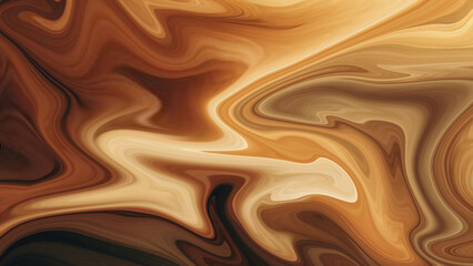 4K Abstract background painted with brown marbling theme. Abstract texture painting, artistic method. vivid acrylic colors mixed in a colorful way.
