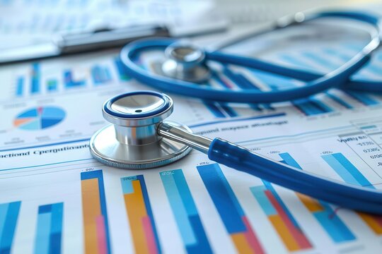Medical professional discussing healthcare policy changes with detailed charts, regulatory updates