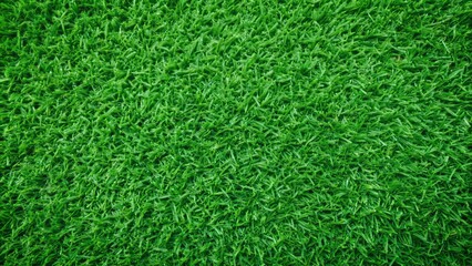 Vibrant green natural lawn texture background in high definition, ideal for football field, golf course, or garden decoration visual designs.