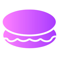 macaron gradient icon