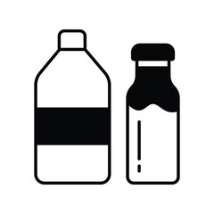 banana icon with white background vector stock illustration