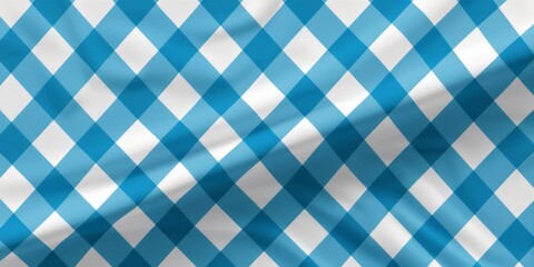 Blue and white diamond pattern texture, reminiscent of Bavarian flag, ideal for backgrounds and design elements