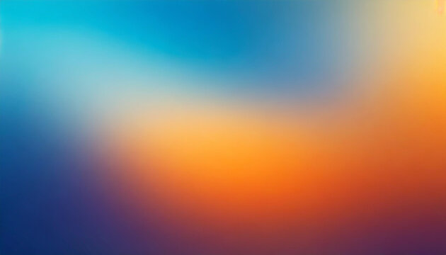 abstract blur orange and blue gradient background with soft transitions and vibrant hues, evoking a sense of warmth, tranquility, and creativity. Ideal for modern, artistic, and minimalist designs