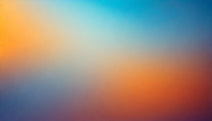abstract blur orange and blue gradient background with soft transitions and vibrant hues, evoking a sense of warmth, tranquility, and creativity. Ideal for modern, artistic, and minimalist designs