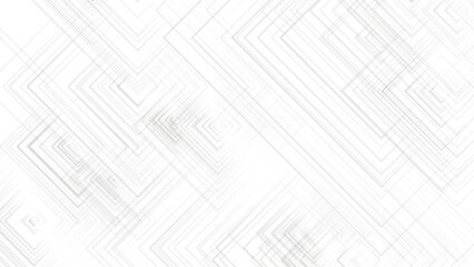 White geometric abstract background, modern minimalist presentation background, business and technology banner background.