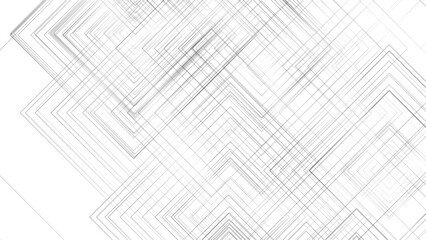 White geometric abstract background, modern minimalist presentation background, business and technology banner background.