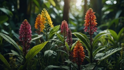 Obraz premium Colorful botanical collection representing diverse plant species, ideal for environmental and biological studies.