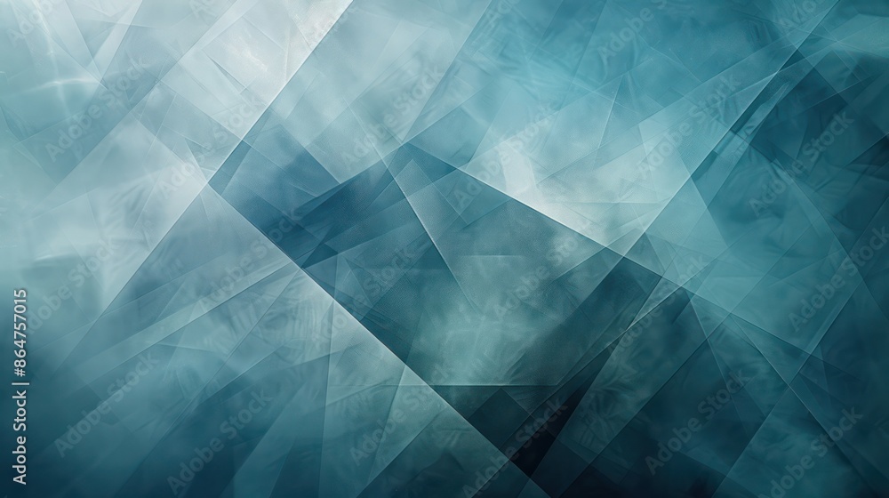 Aufkleber a blue and white abstract image with a lot of lines and shapes