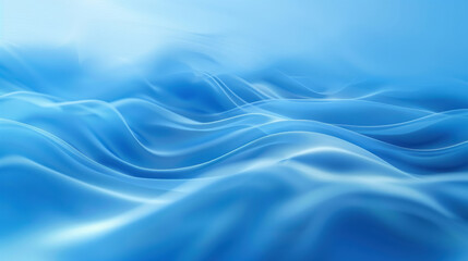 Obraz premium Blue Wave Abstract Background, Realistic Close-up Texture