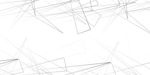 Abstract white and gray triangle random lines background. Abstract white lines background. Seamless white geometric lines background.