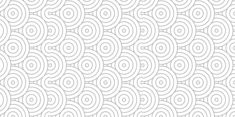 Overlapping Pattern Minimal diamond geometric waves spiral and abstract circle wave line. gray and white seamless tile stripe geometric create retro square line backdrop white pattern background.