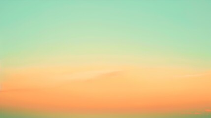 Obraz premium Gradient light to orange abstract banner