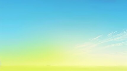 Gradient light blue to lime abstract background