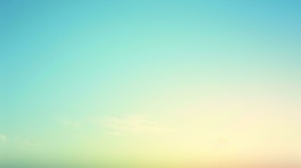 Naklejka premium Gradient light blue to olive abstract banner