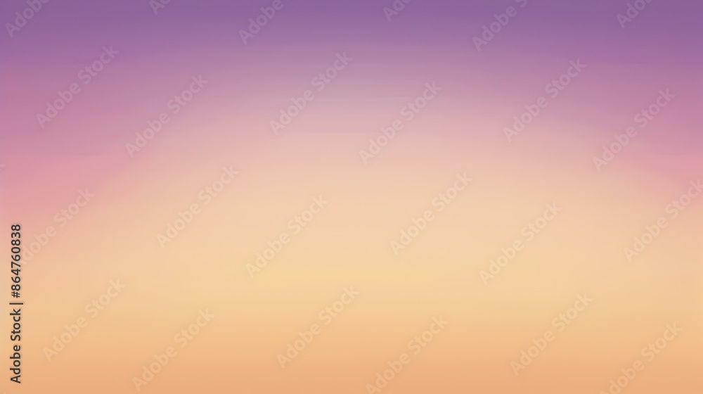 Poster Gradient light orange to purple abstract background