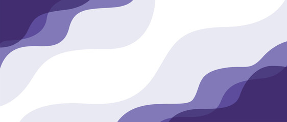 Abstract purple banner background. fluid shapes and line composition with trendy gradients. Vector illustration