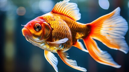 goldfish in aquarium