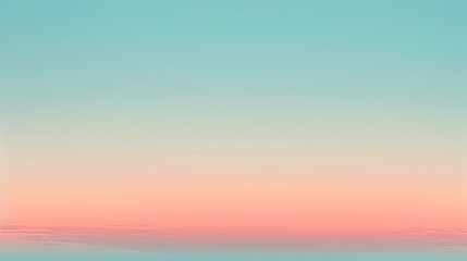 Obraz premium Gradient light azure to salmon abstract backdrop