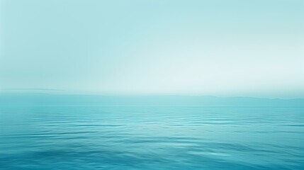 Obraz premium Gradient light azure to turquoise abstract banner