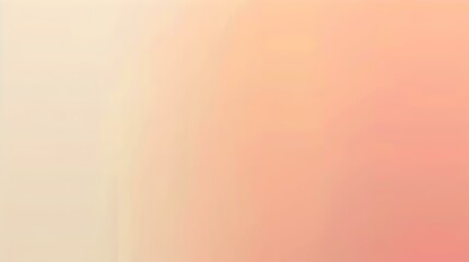 Gradient light beige to salmon abstract backdrop
