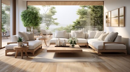 Obraz premium modern living room