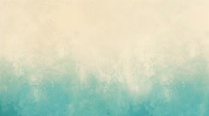 Fototapeta premium Gradient light ivory to turquoise abstract effect