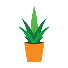 Home plant icon illustration