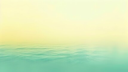 Obraz premium Gradient light lemon chiffon to sea abstract banner