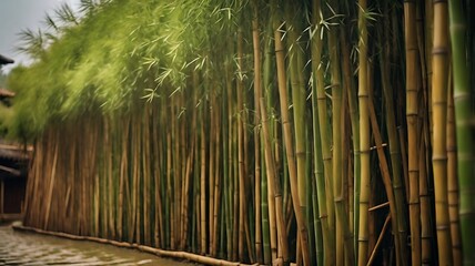 Fototapeta premium The pathway of miniature kyoto forest at summertime