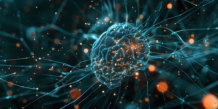 Visualizing Deep Learning 3D Animation of a Neural Network Chatbot AI. Concept Neural Networks, Chatbot AI, Deep Learning, 3D Animation, Visualizing