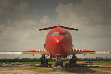 Nestled in a paddy field, the expired airplane is a unique tourist attraction, turning the area into a holiday hotspot.