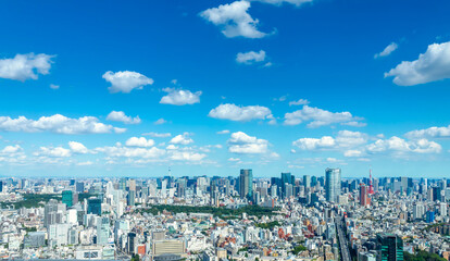 東京風景　渋谷から望む都心方面