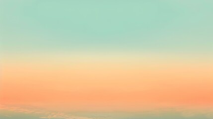 Obraz premium Gradient light aquamarine to dark orange abstract effect