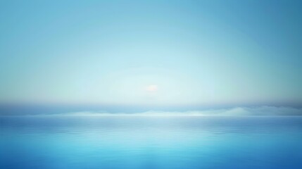 Obraz premium Gradient light cadet blue to cornflower abstract effect