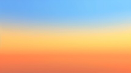 Obraz premium Gradient light cornflower blue to orange abstract backdrop