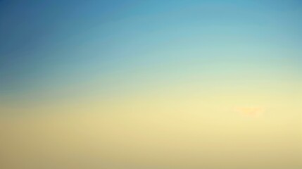 Gradient light khaki to deep sky abstract banner