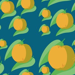 seamless pattern with fruits