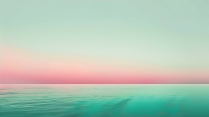 Obraz premium Gradient light sea green to pink abstract effect