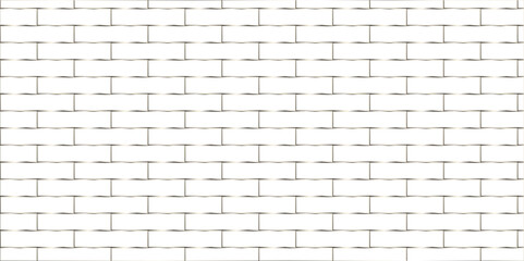 Fototapeta premium White brick wall background. architecture construction stone block brick wallpaper. seamless building cement concrete wall grunge background. 