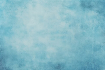 Fototapeta premium Background image of blue grunge textured surface with watercolor splotches for wallpaper cover design