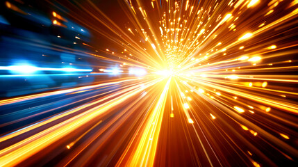 Fototapeta premium illustration ligh speed colorful of high speed