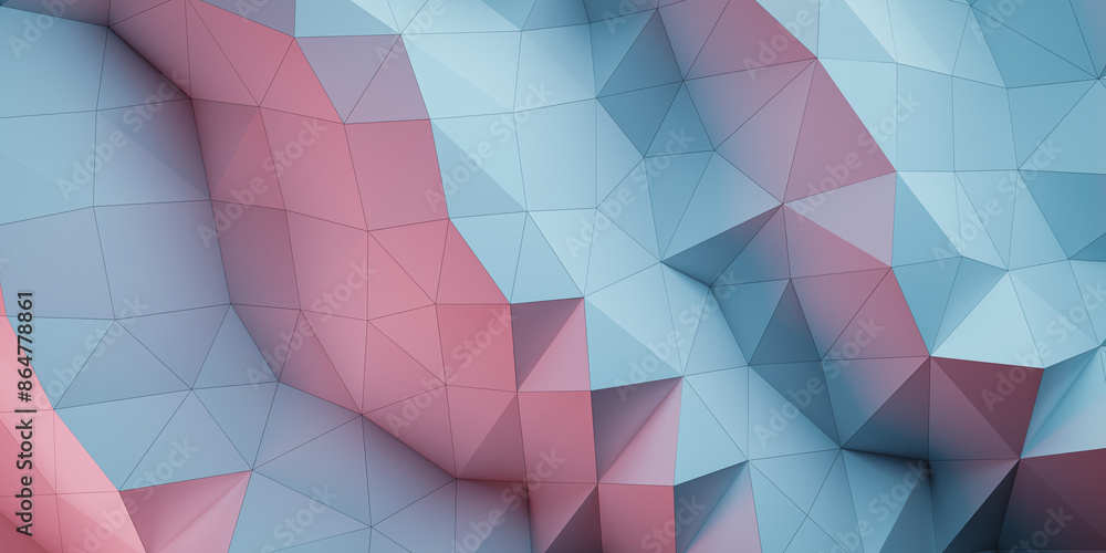 Poster triangle shape abstract wallpaper backgrounds. 3d rendering
