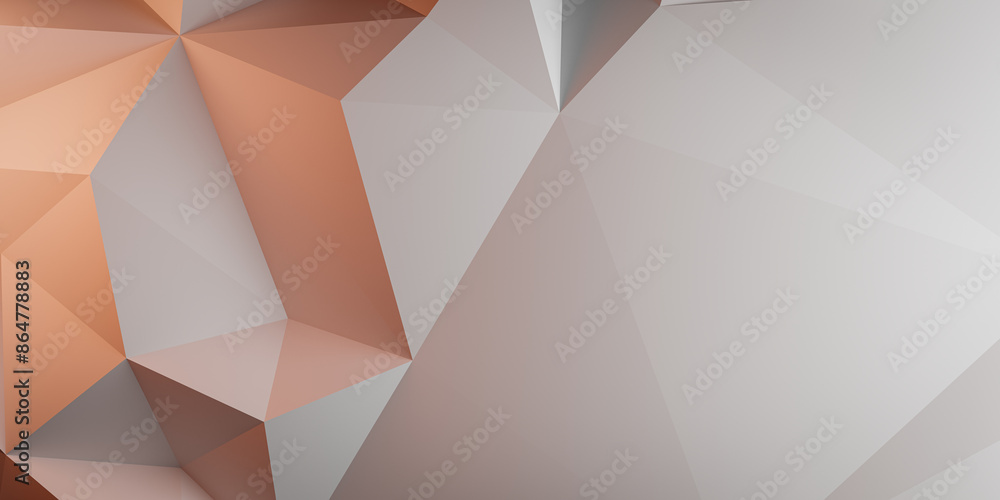Poster triangle shape abstract wallpaper backgrounds. 3d rendering
