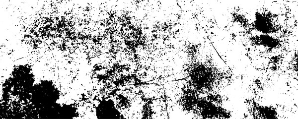 Fototapeta premium Scratched and cracked grunge texture background, Dust overlay distress grungy effect, vector