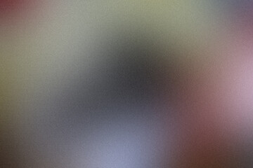 Softly colored abstract grainy gradient background with center fading