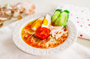 ガスパチョ風とうふ麺