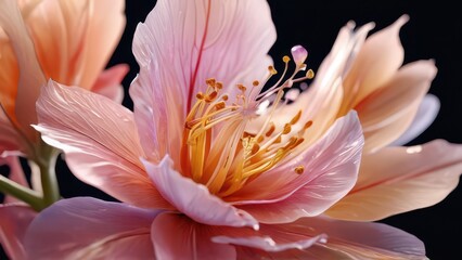 Obraz premium Pink Flower Close Up.